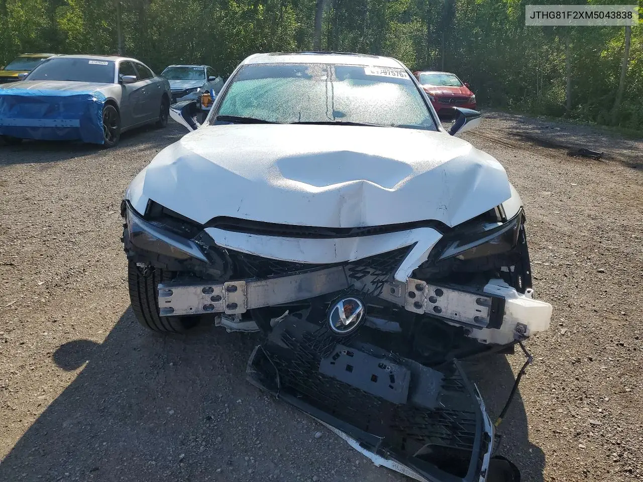 2021 Lexus Is 300 F Sport VIN: JTHG81F2XM5043838 Lot: 61797576