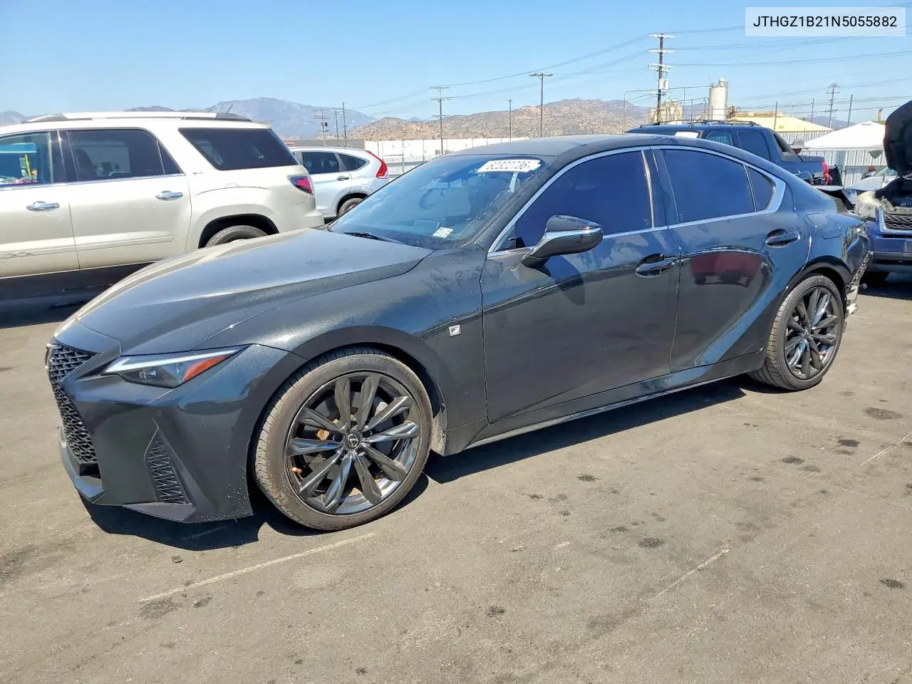 2022 Lexus Is 350 F Sport VIN: JTHGZ1B21N5055882 Lot: 62322736