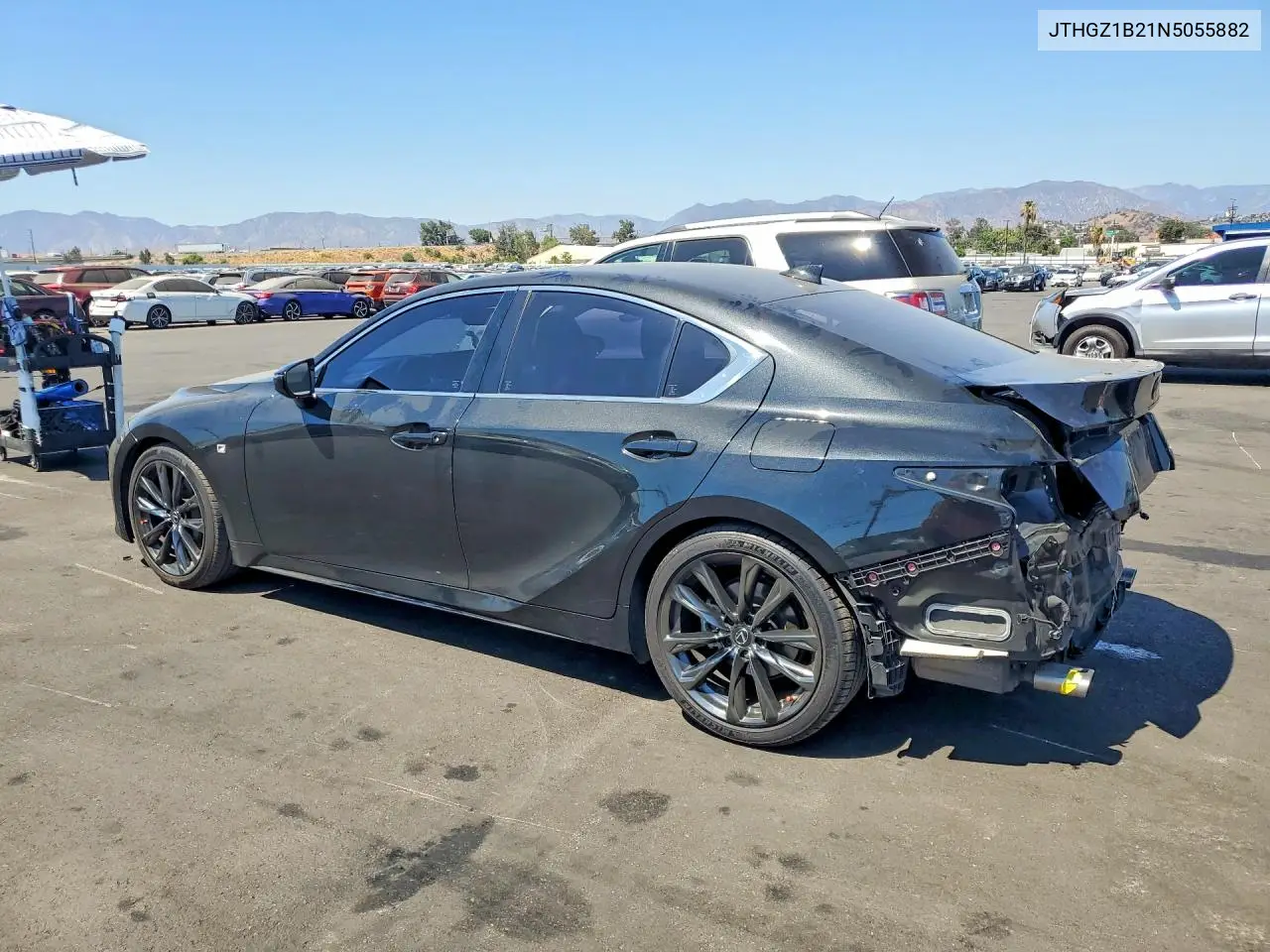2022 Lexus Is 350 F Sport VIN: JTHGZ1B21N5055882 Lot: 62322736