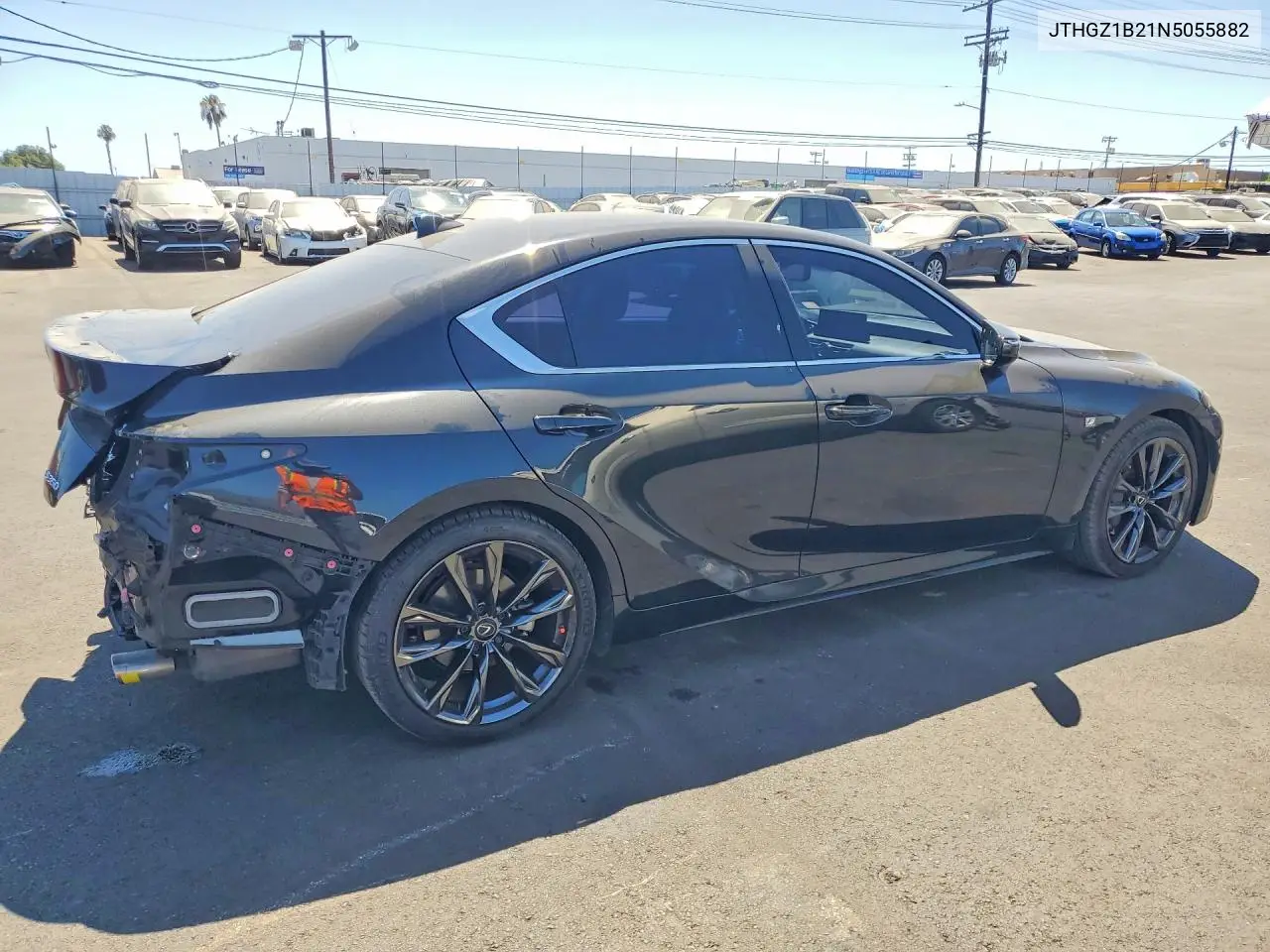 2022 Lexus Is 350 F Sport VIN: JTHGZ1B21N5055882 Lot: 62322736
