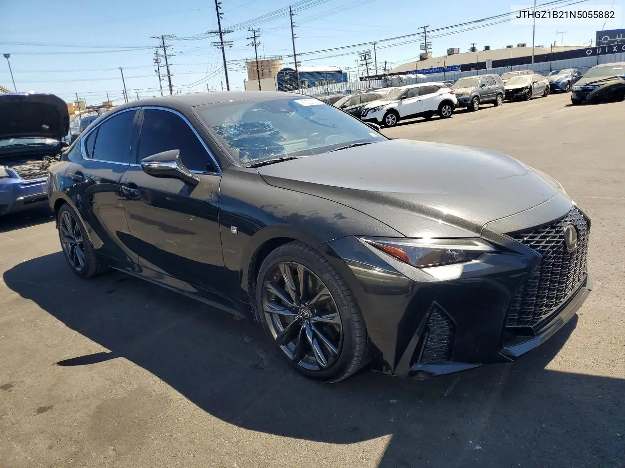 2022 Lexus Is 350 F Sport VIN: JTHGZ1B21N5055882 Lot: 62322736