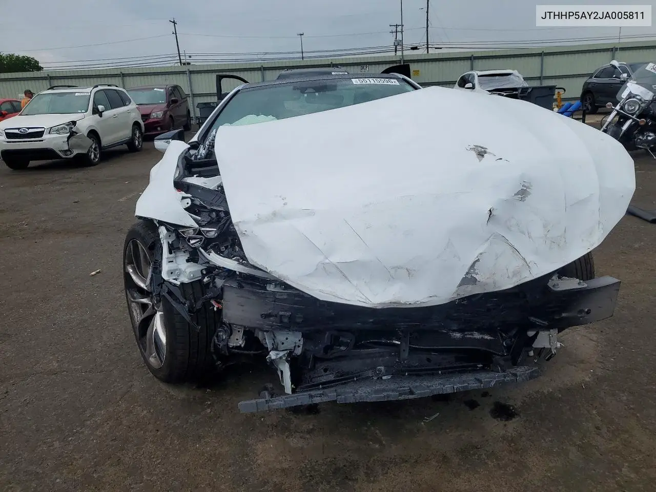 2018 Lexus Lc 500 VIN: JTHHP5AY2JA005811 Lot: 55115596