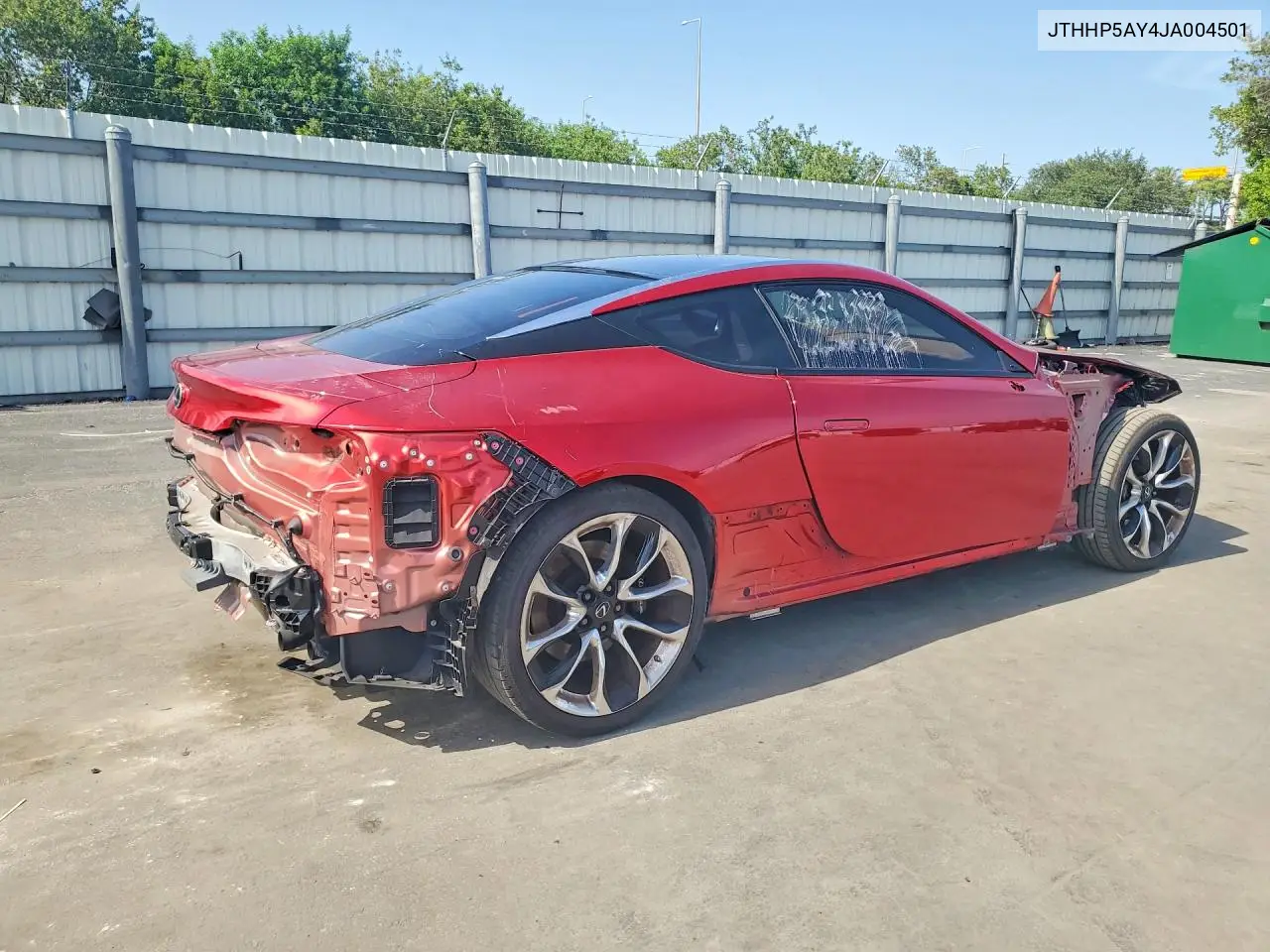 2018 Lexus Lc 500 VIN: JTHHP5AY4JA004501 Lot: 58942376