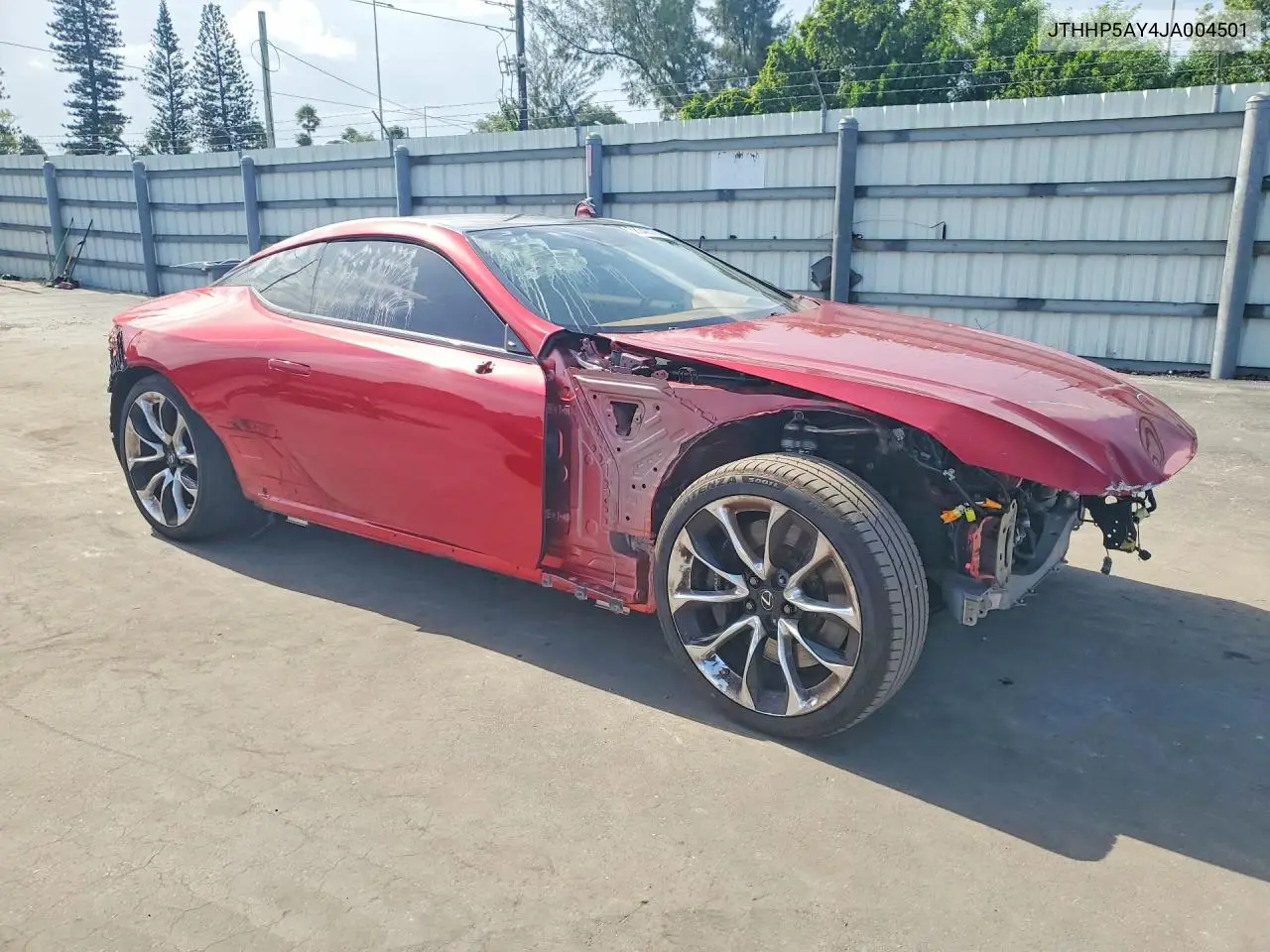 2018 Lexus Lc 500 VIN: JTHHP5AY4JA004501 Lot: 58942376