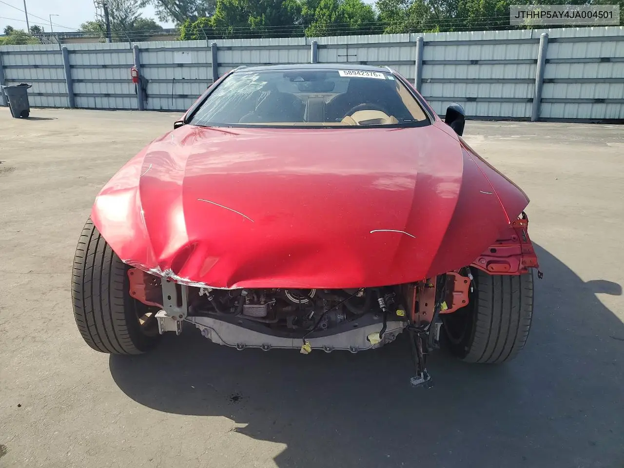 2018 Lexus Lc 500 VIN: JTHHP5AY4JA004501 Lot: 58942376