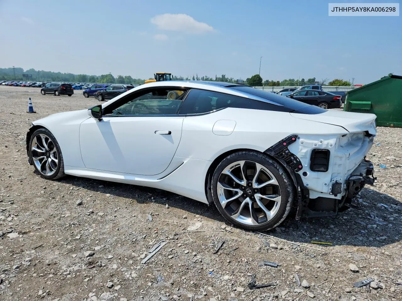 2019 Lexus Lc 500 VIN: JTHHP5AY8KA006298 Lot: 61768596