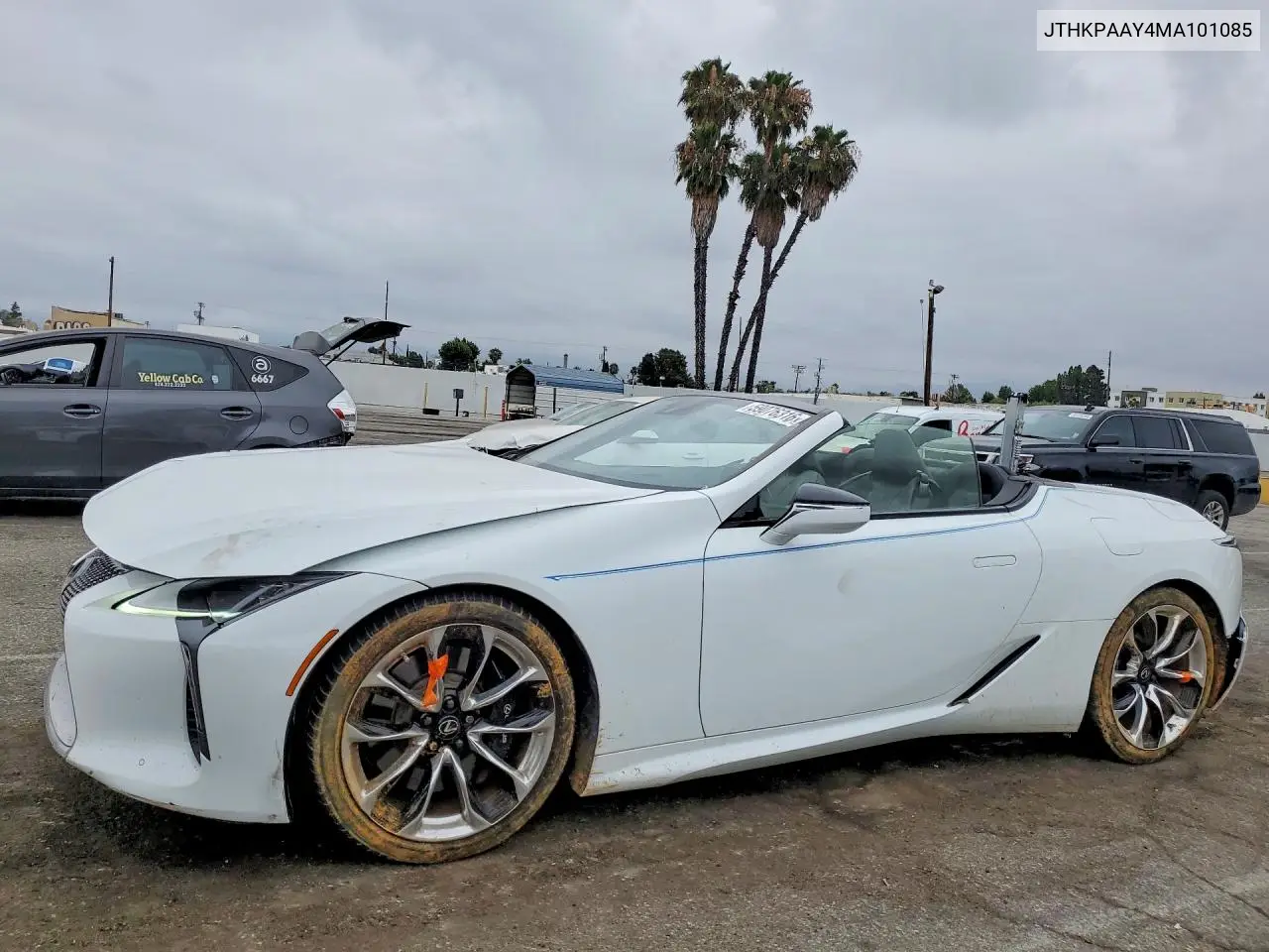 2021 Lexus Lc 500 VIN: JTHKPAAY4MA101085 Lot: 59076316