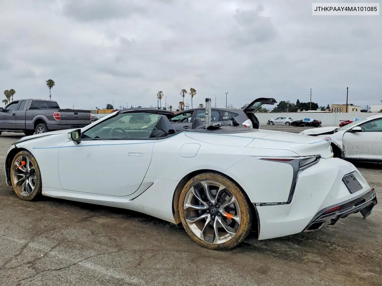 2021 Lexus Lc 500 VIN: JTHKPAAY4MA101085 Lot: 59076316