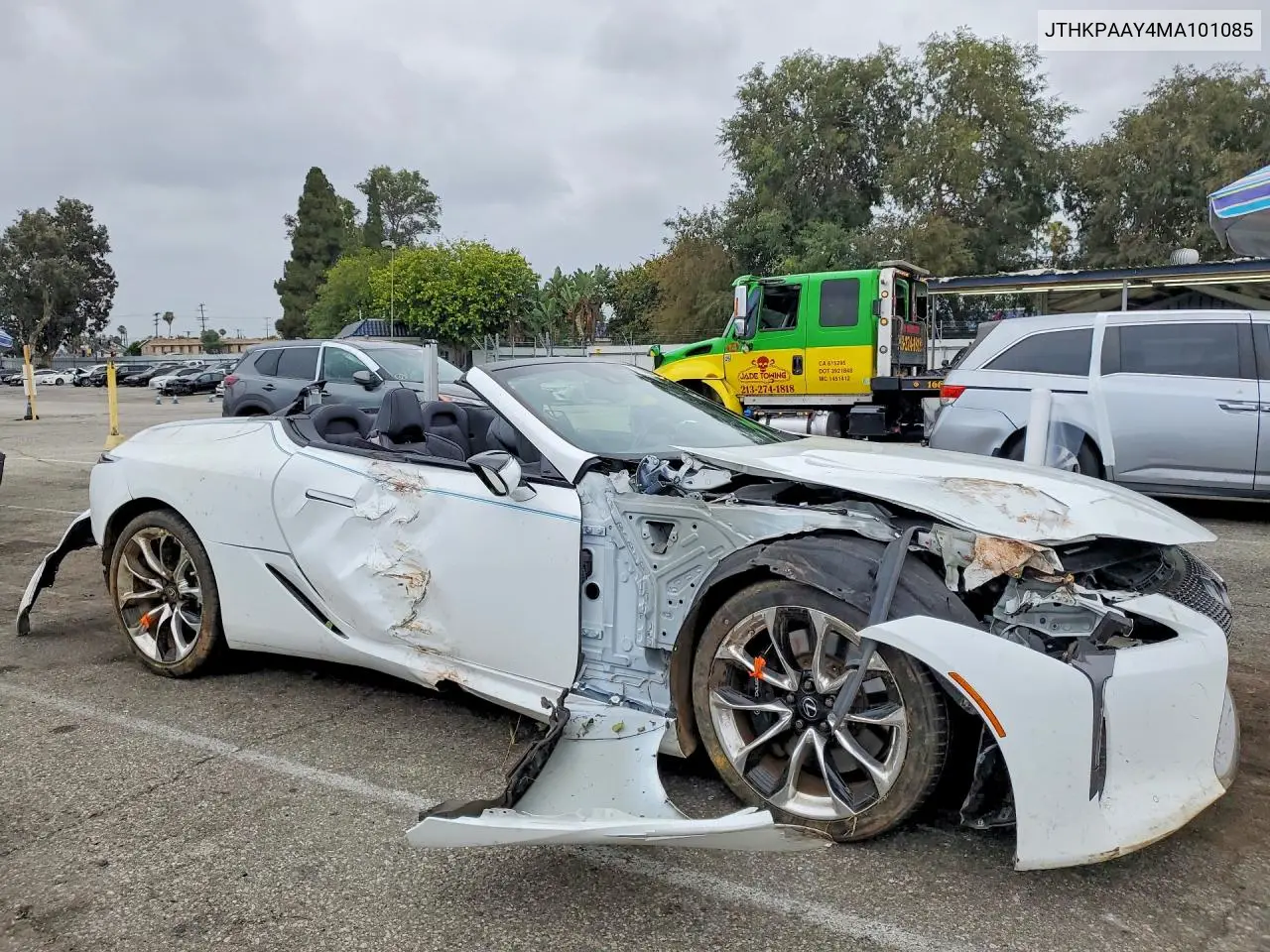 2021 Lexus Lc 500 VIN: JTHKPAAY4MA101085 Lot: 59076316