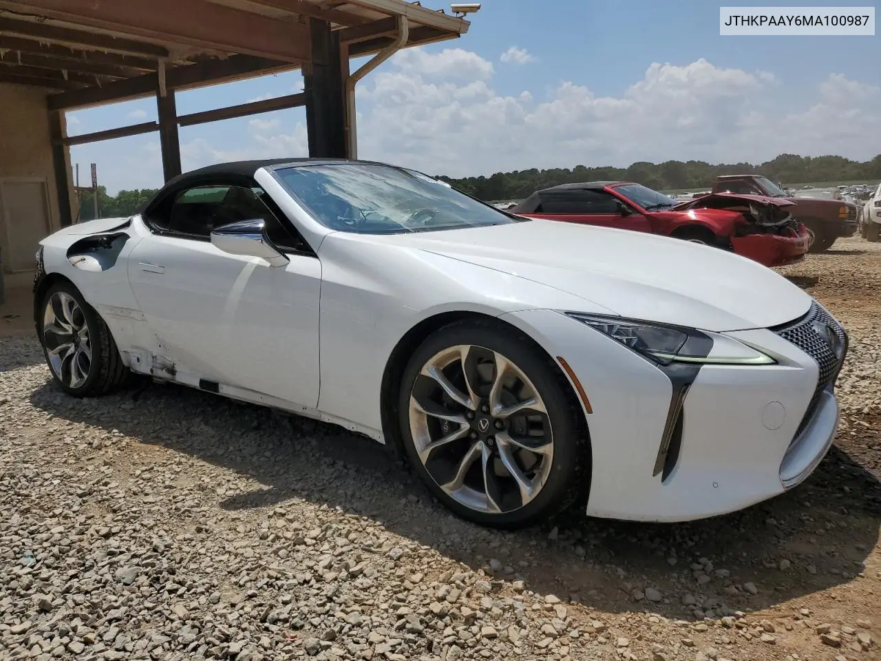 2021 Lexus Lc 500 VIN: JTHKPAAY6MA100987 Lot: 64693655