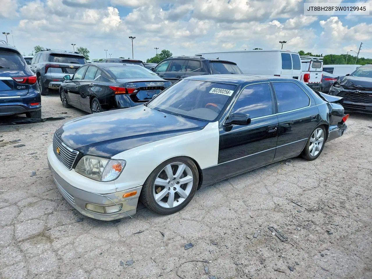 1998 Lexus Ls 400 VIN: JT8BH28F3W0129945 Lot: 60280256