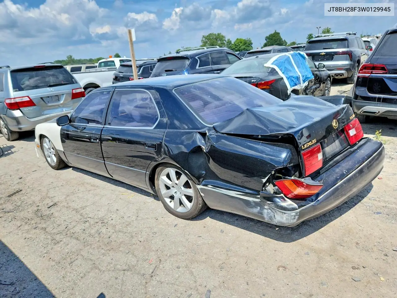 1998 Lexus Ls 400 VIN: JT8BH28F3W0129945 Lot: 60280256