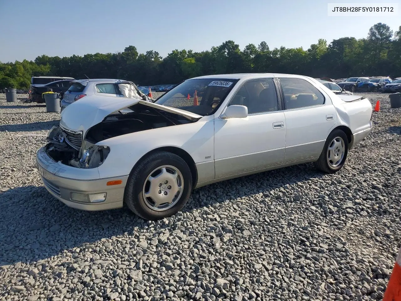 2000 Lexus Ls 400 VIN: JT8BH28F5Y0181712 Lot: 59626036