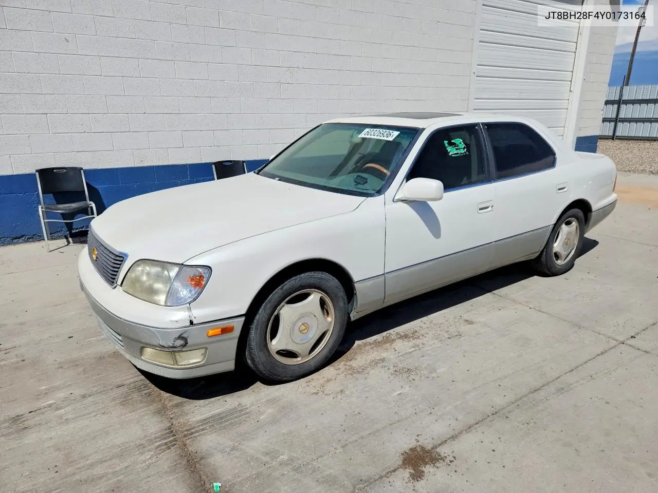 2000 Lexus Ls VIN: JT8BH28F4Y0173164 Lot: 60326936