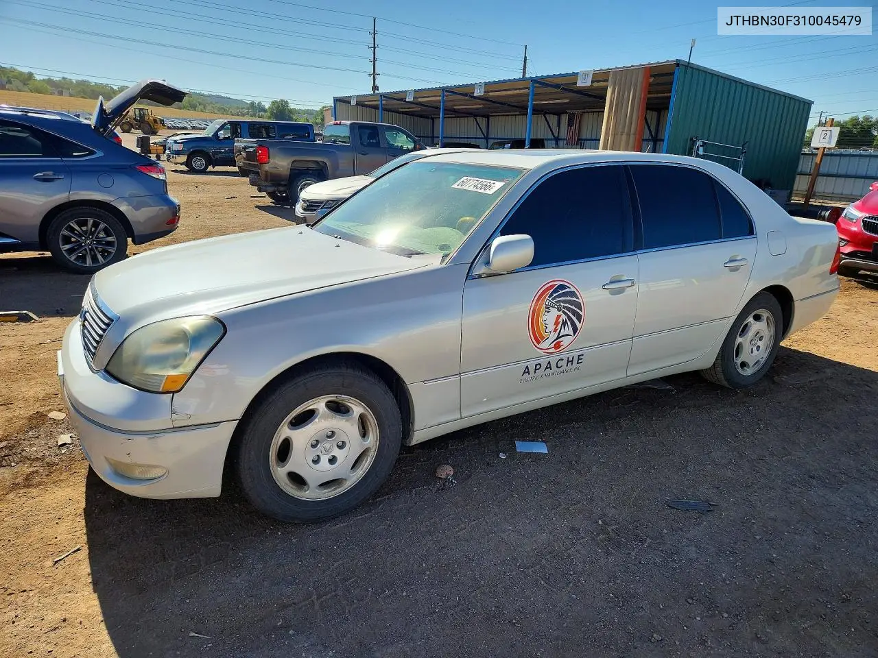 2001 Lexus Ls 430 VIN: JTHBN30F310045479 Lot: 60774566