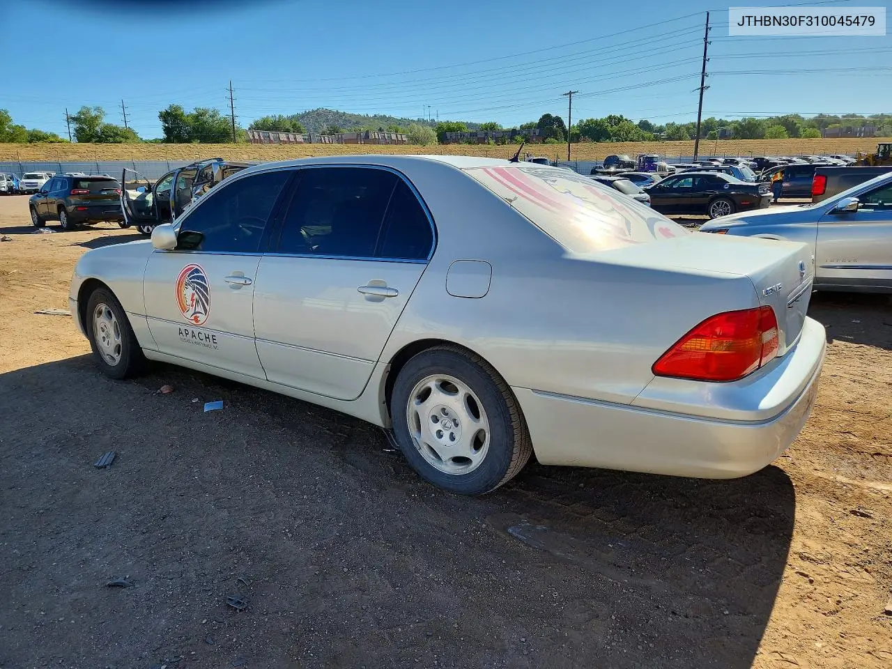 2001 Lexus Ls 430 VIN: JTHBN30F310045479 Lot: 60774566