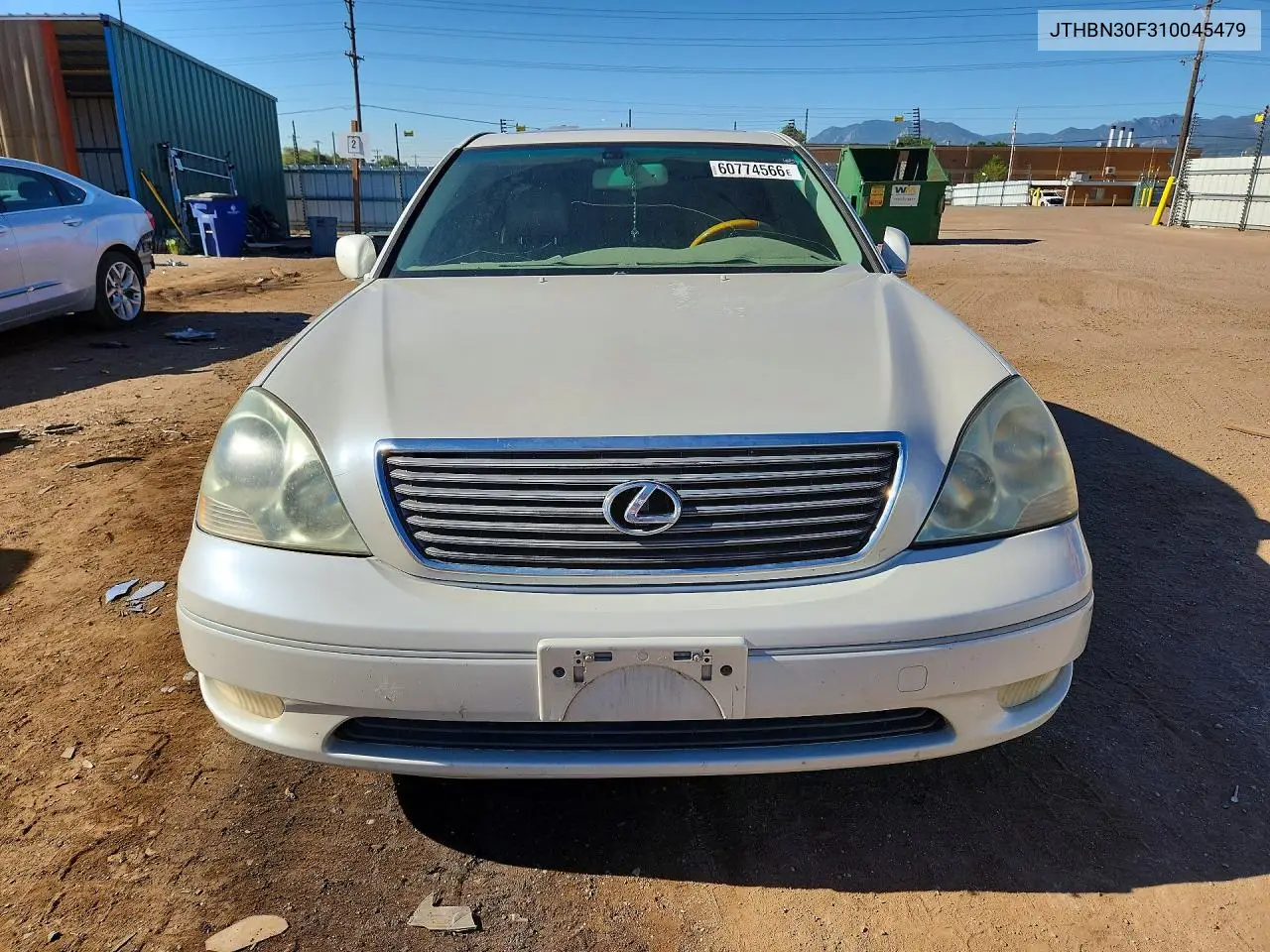 2001 Lexus Ls 430 VIN: JTHBN30F310045479 Lot: 60774566
