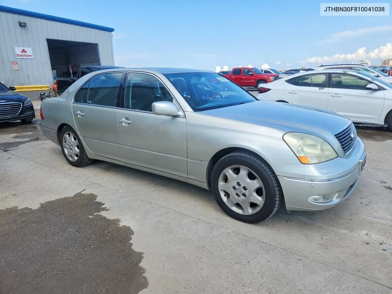 2001 Lexus Ls 430 VIN: JTHBN30F810041038 Lot: 85458035