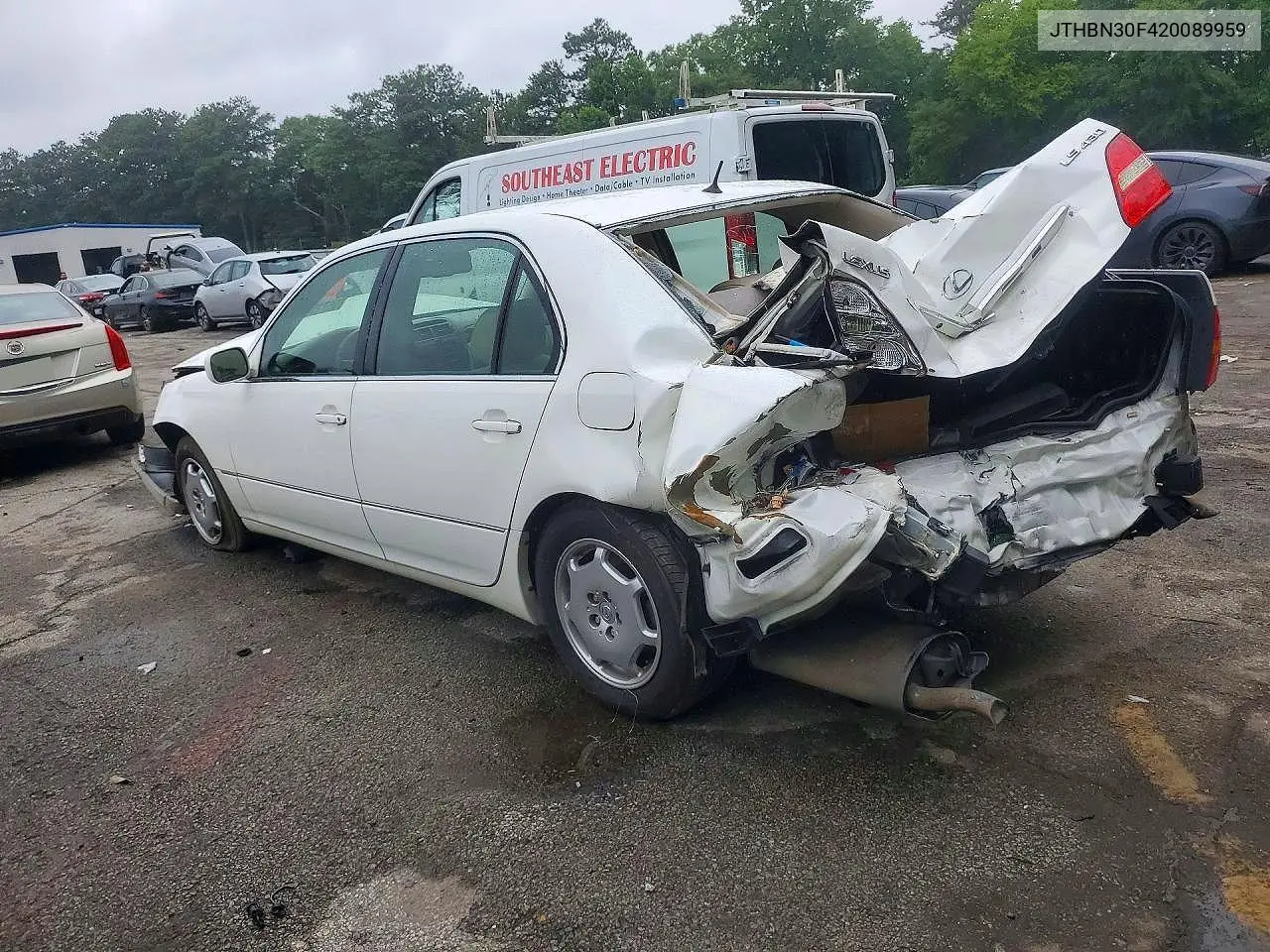 2002 Lexus Ls 430 VIN: JTHBN30F420089959 Lot: 56715526