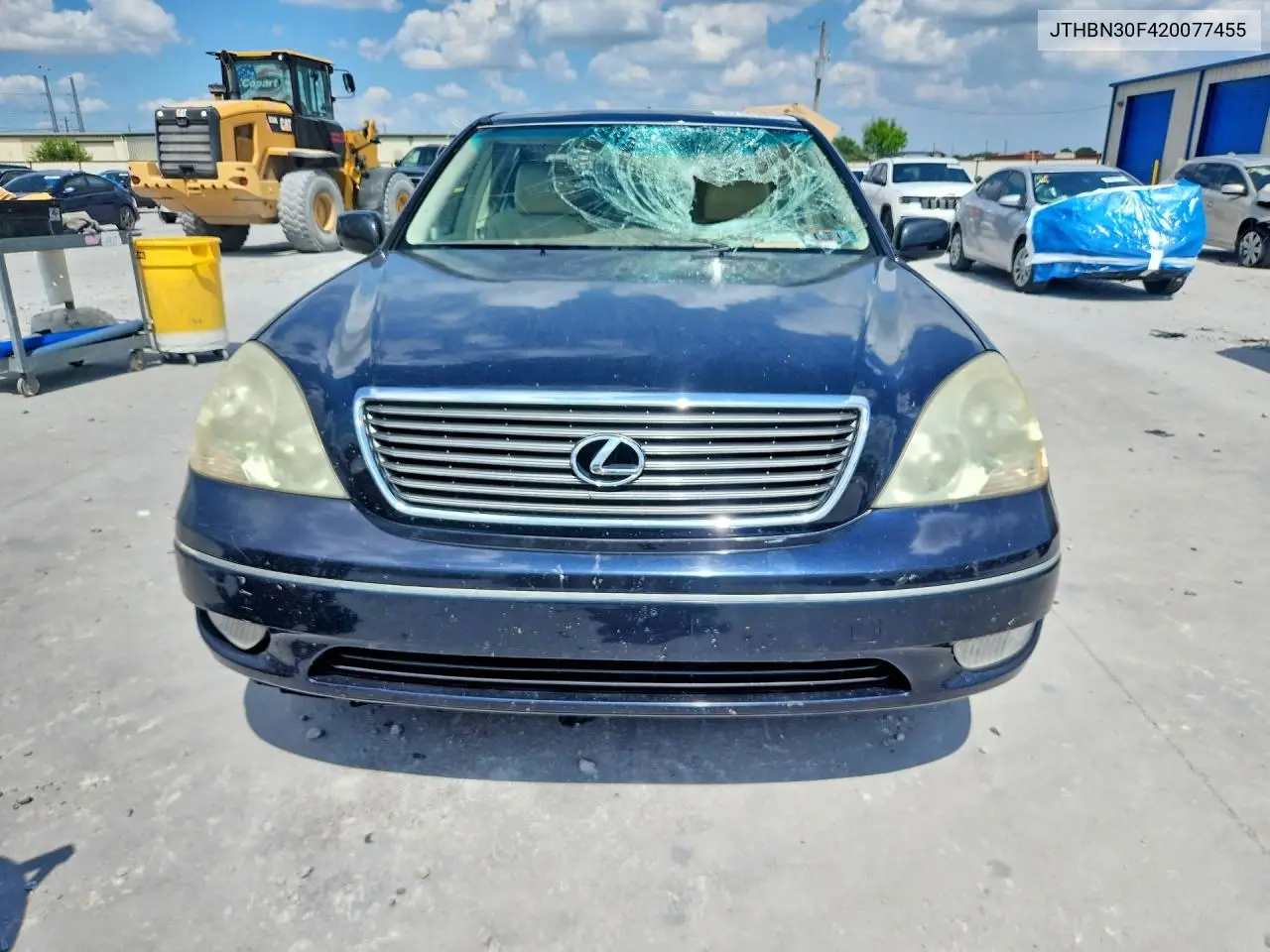 2002 Lexus Ls 430 VIN: JTHBN30F420077455 Lot: 57153096