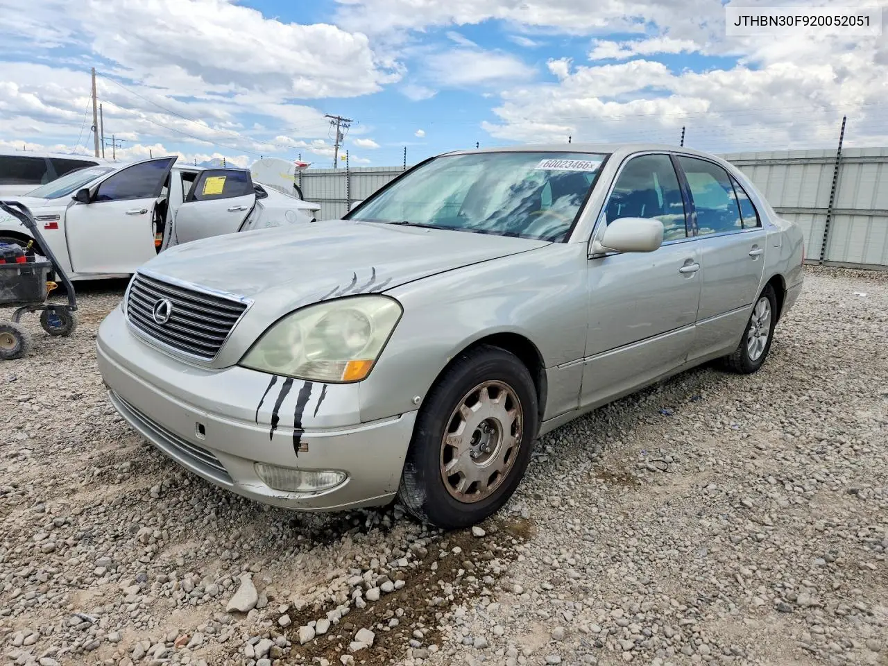 2002 Lexus Ls 430 VIN: JTHBN30F920052051 Lot: 60023466