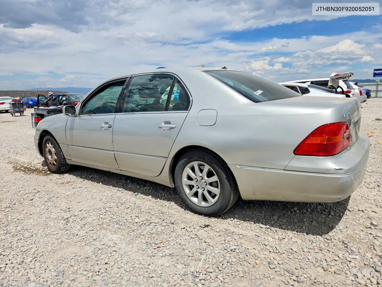 2002 Lexus Ls 430 VIN: JTHBN30F920052051 Lot: 60023466