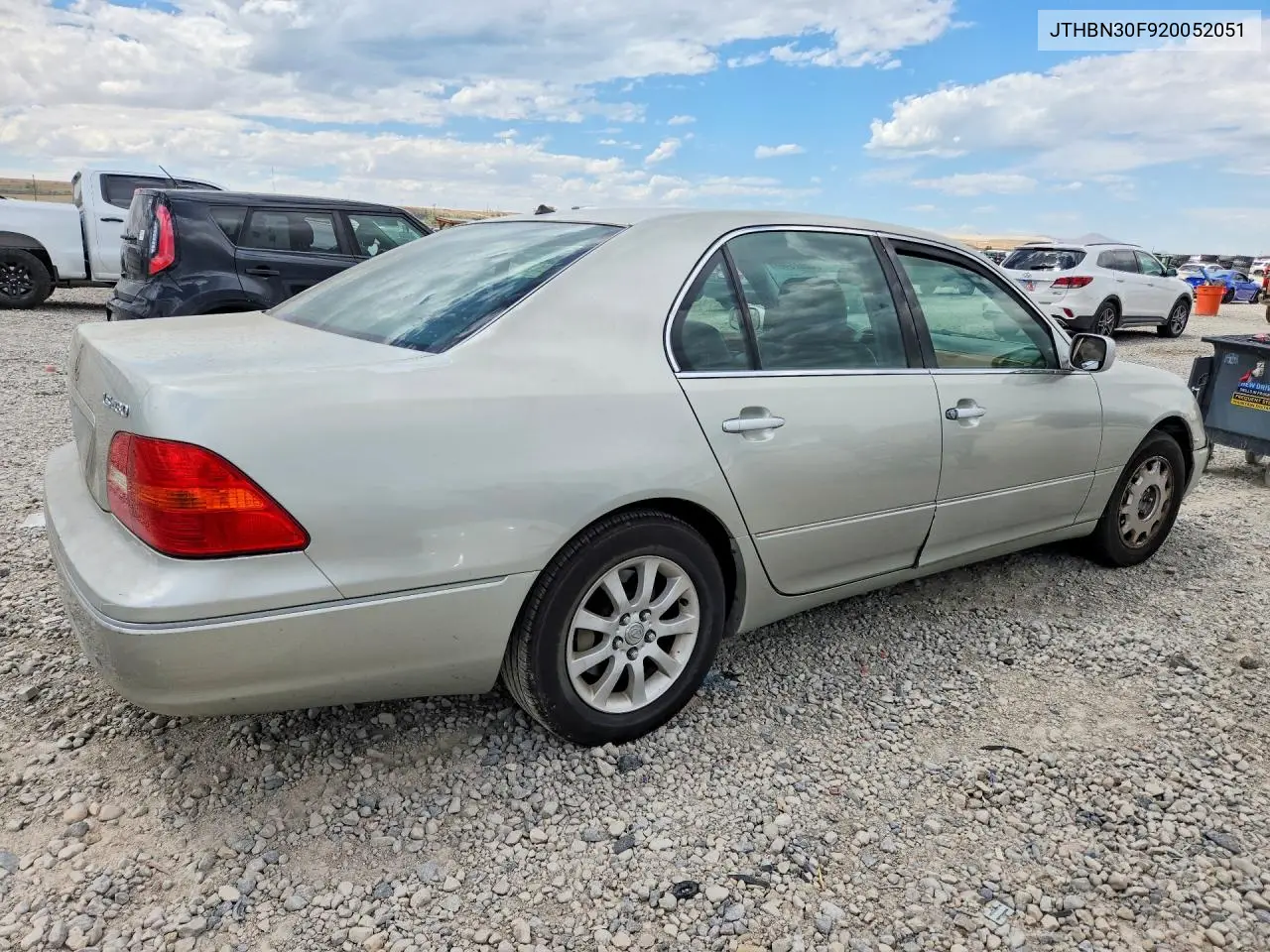 2002 Lexus Ls 430 VIN: JTHBN30F920052051 Lot: 60023466