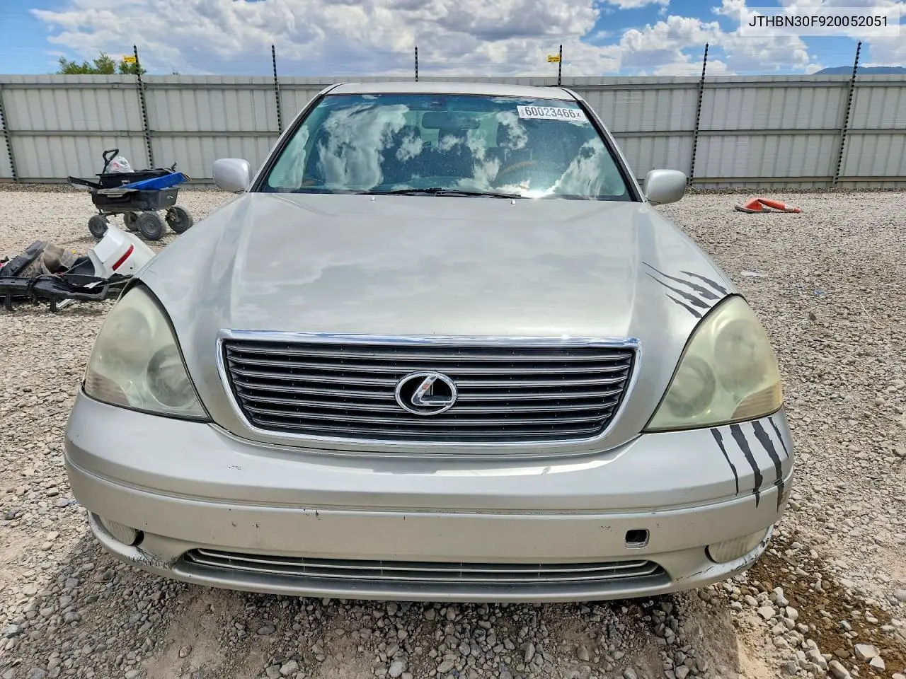2002 Lexus Ls 430 VIN: JTHBN30F920052051 Lot: 60023466