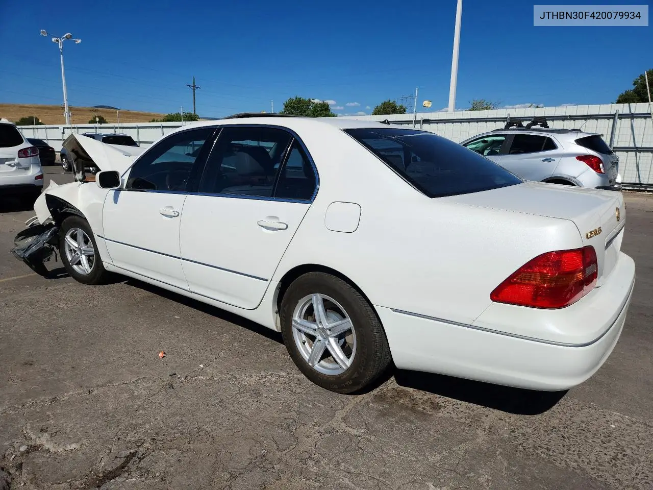 2002 Lexus Ls 500 Base/500 F Sport VIN: JTHBN30F420079934 Lot: 61702956