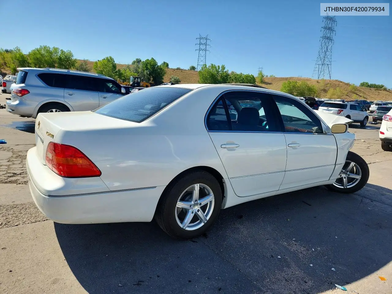 2002 Lexus Ls 500 Base/500 F Sport VIN: JTHBN30F420079934 Lot: 61702956