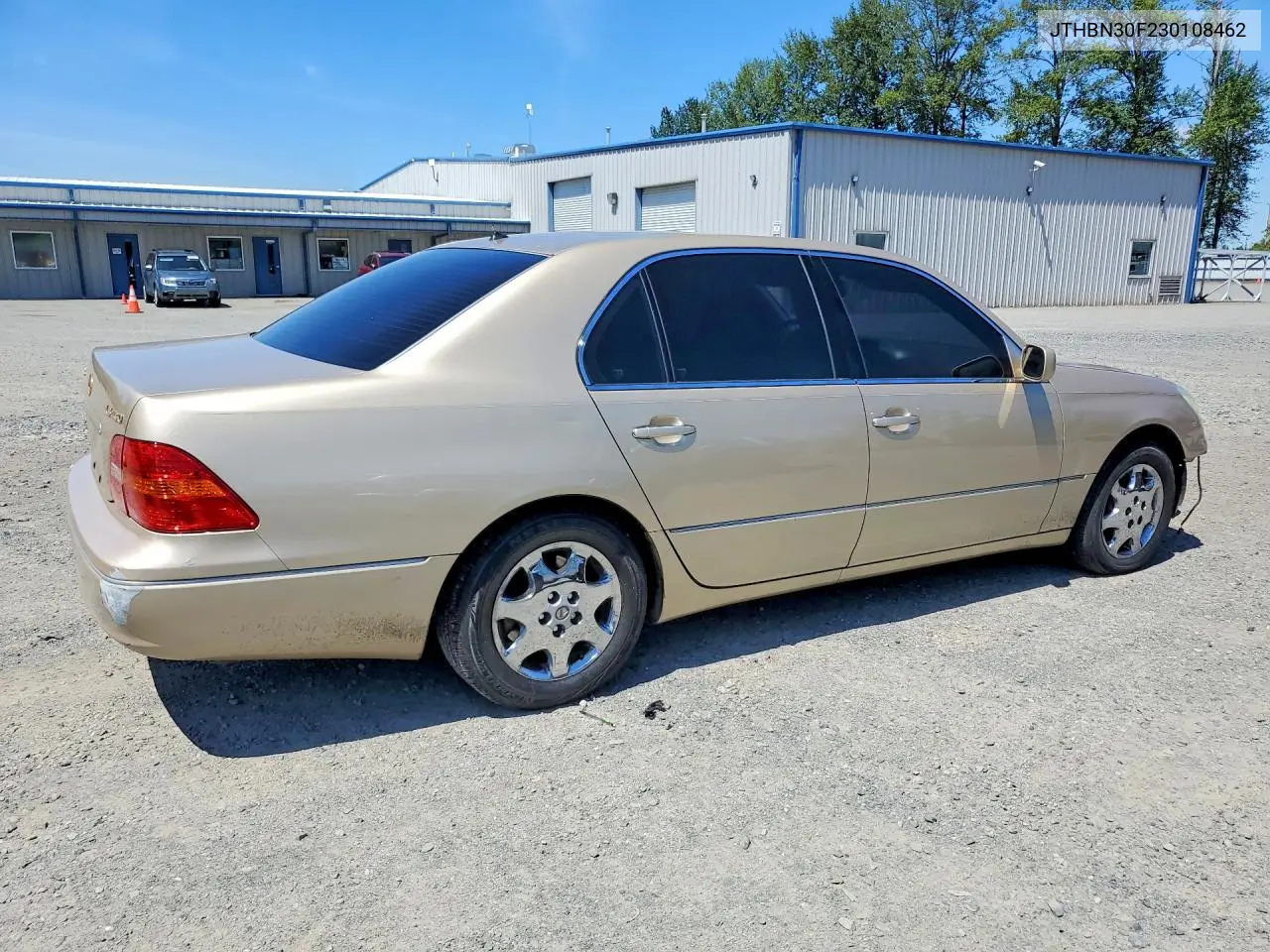 2003 Lexus Ls 430 VIN: JTHBN30F230108462 Lot: 56822586