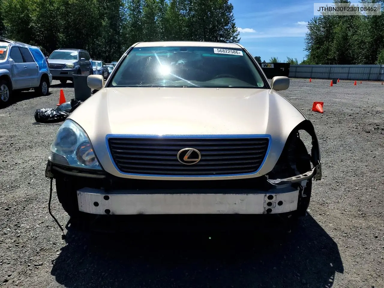 2003 Lexus Ls 430 VIN: JTHBN30F230108462 Lot: 56822586