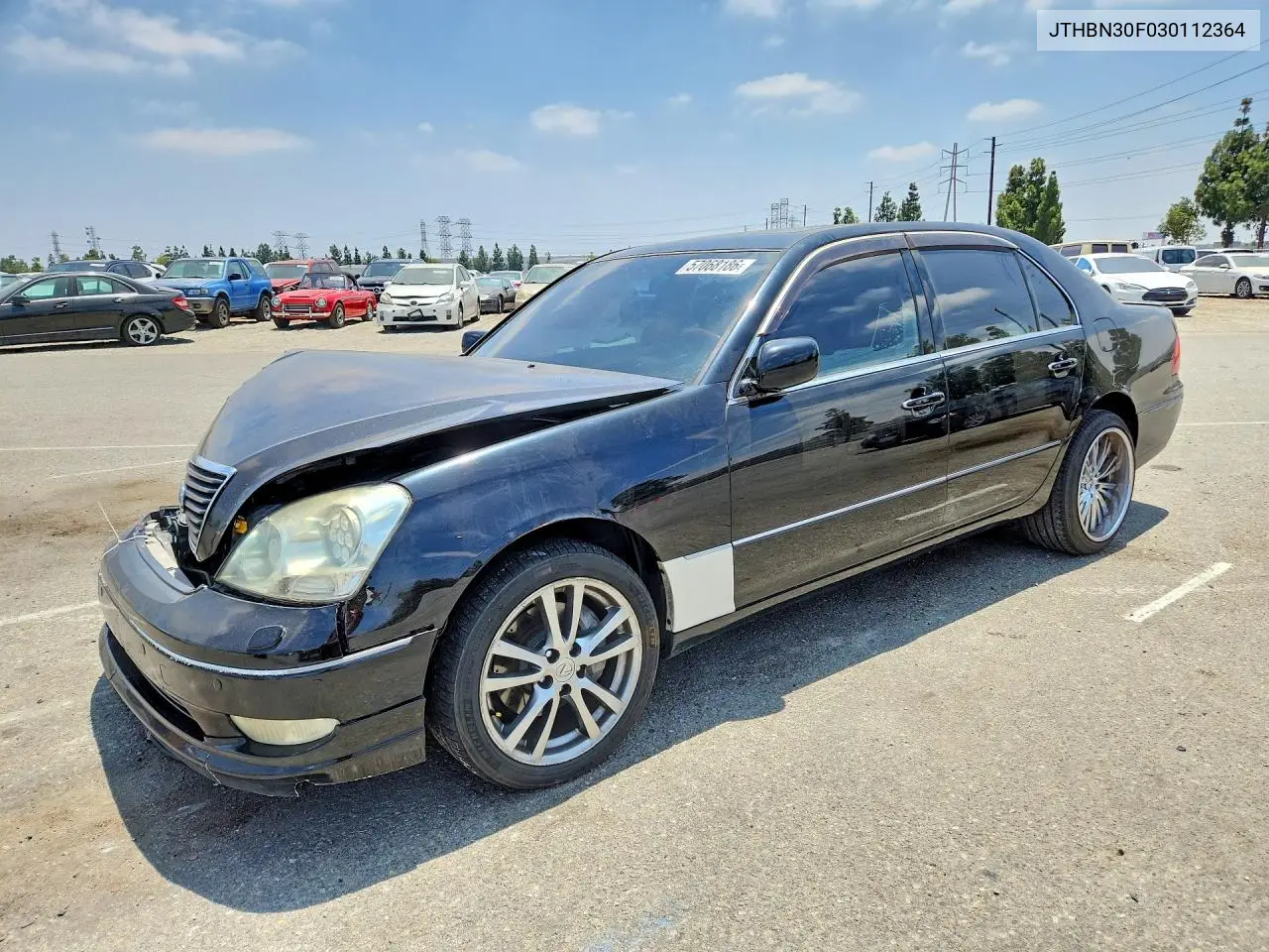 2003 Lexus Ls 430 VIN: JTHBN30F030112364 Lot: 57068186
