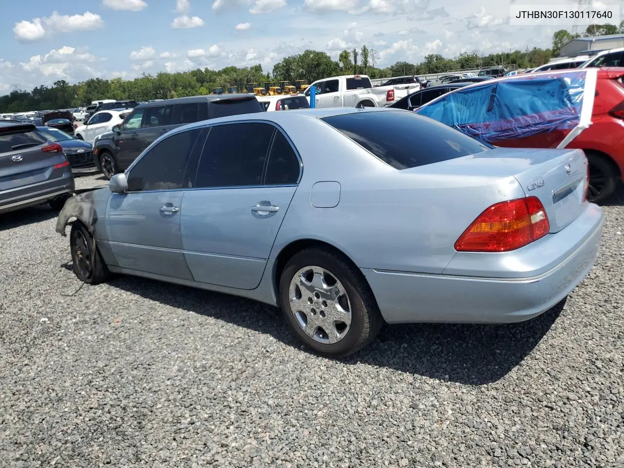 2003 Lexus Ls 430 VIN: JTHBN30F130117640 Lot: 58966006