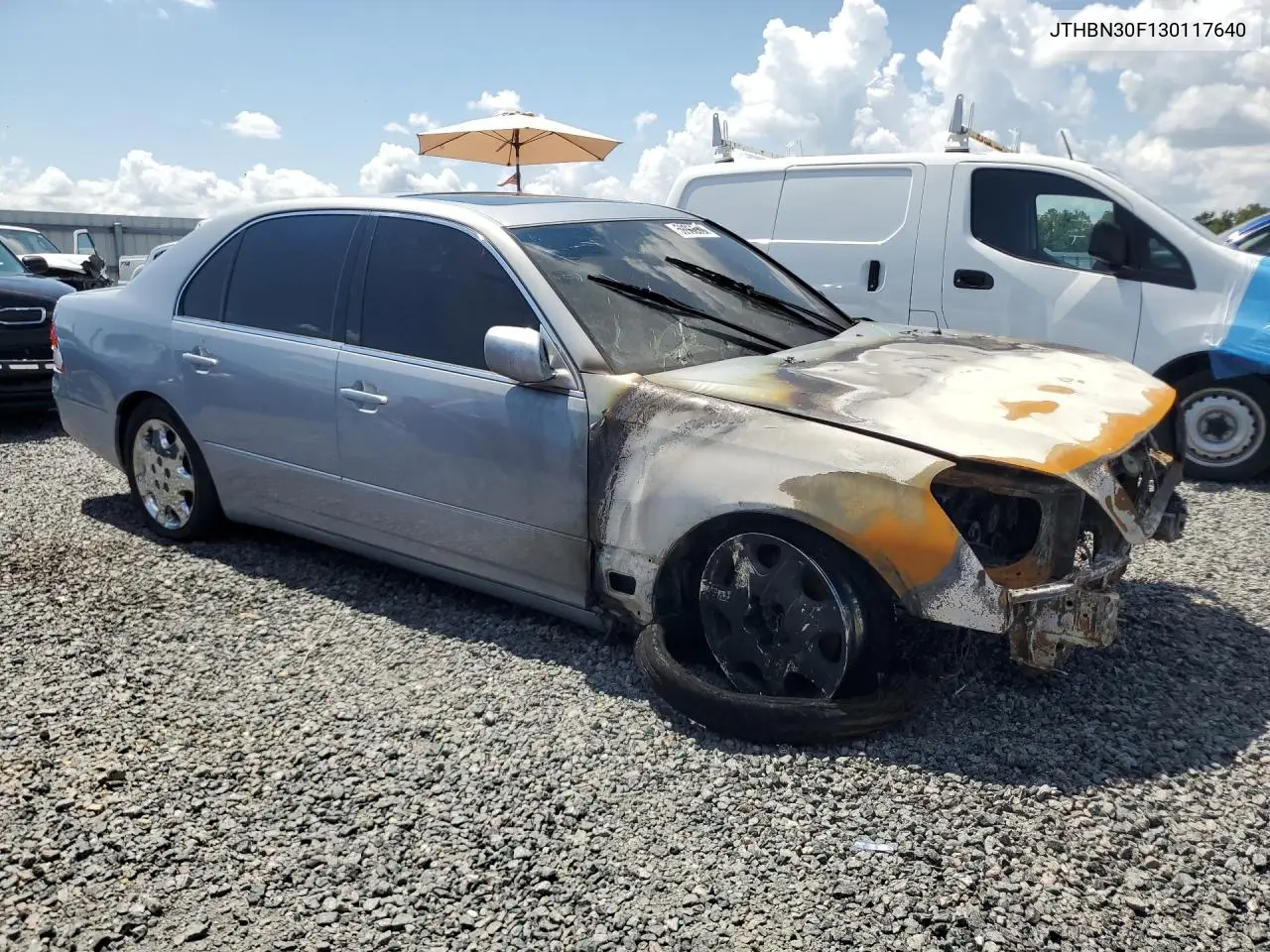 2003 Lexus Ls 430 VIN: JTHBN30F130117640 Lot: 58966006
