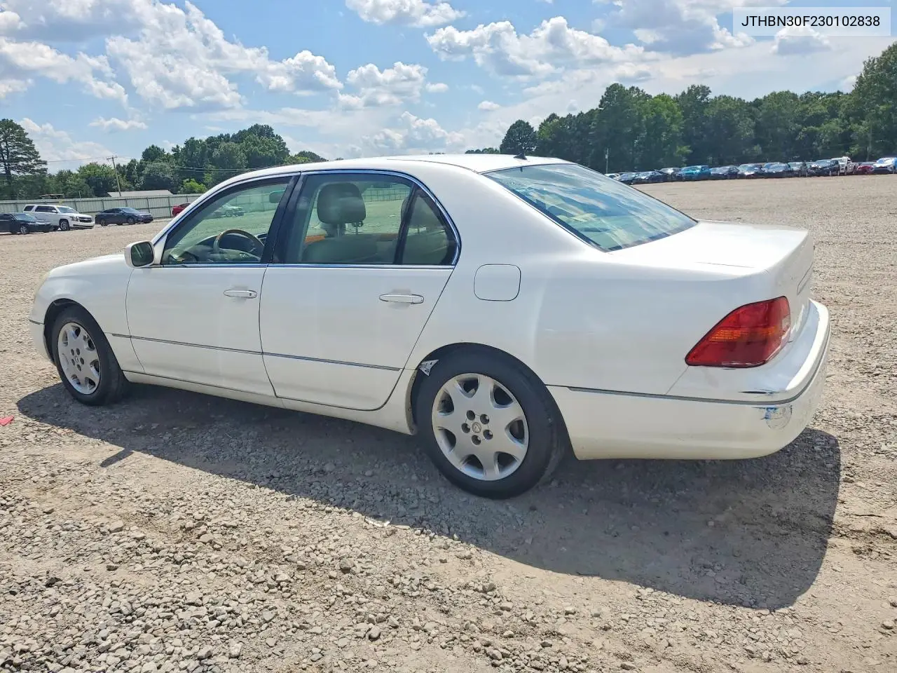 2003 Lexus Ls 430 VIN: JTHBN30F230102838 Lot: 59986756