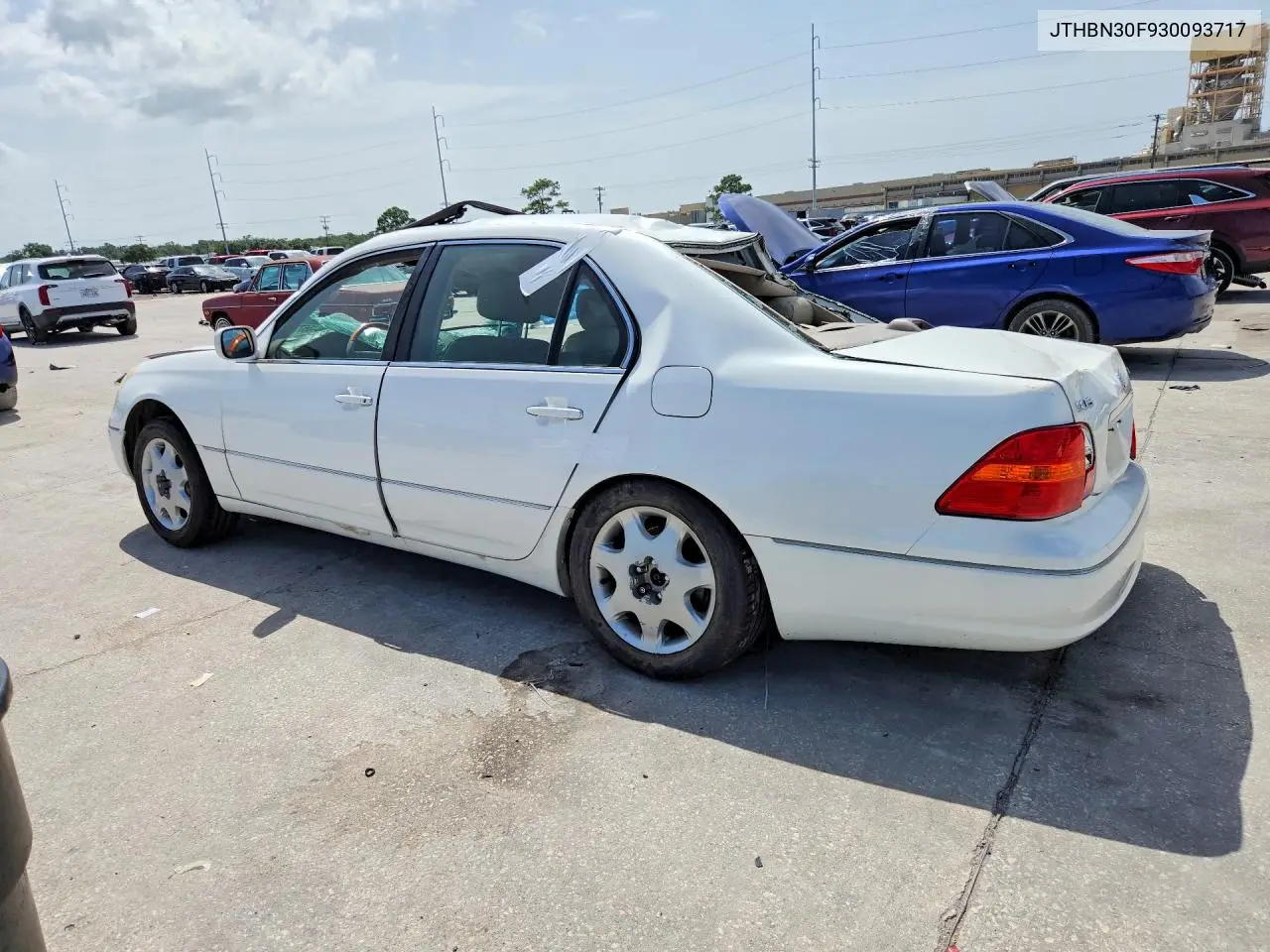 2003 Lexus Ls 430 VIN: JTHBN30F930093717 Lot: 60465776