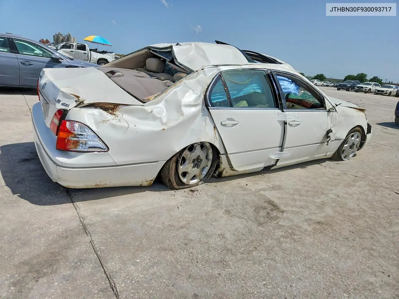 2003 Lexus Ls 430 VIN: JTHBN30F930093717 Lot: 60465776