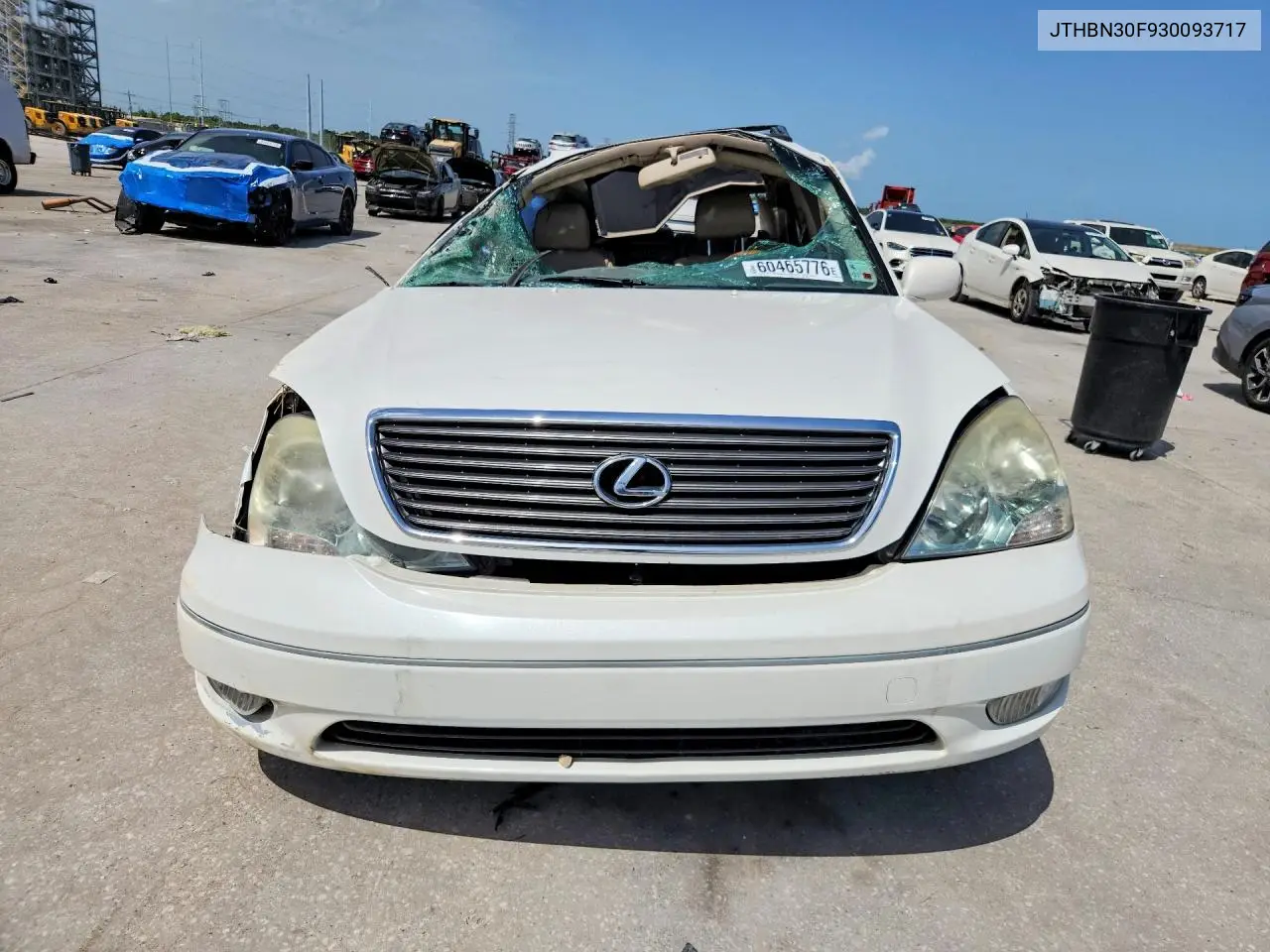2003 Lexus Ls 430 VIN: JTHBN30F930093717 Lot: 60465776