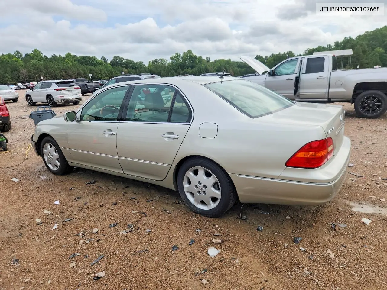 2003 Lexus Ls 430 VIN: JTHBN30F630107668 Lot: 60763486