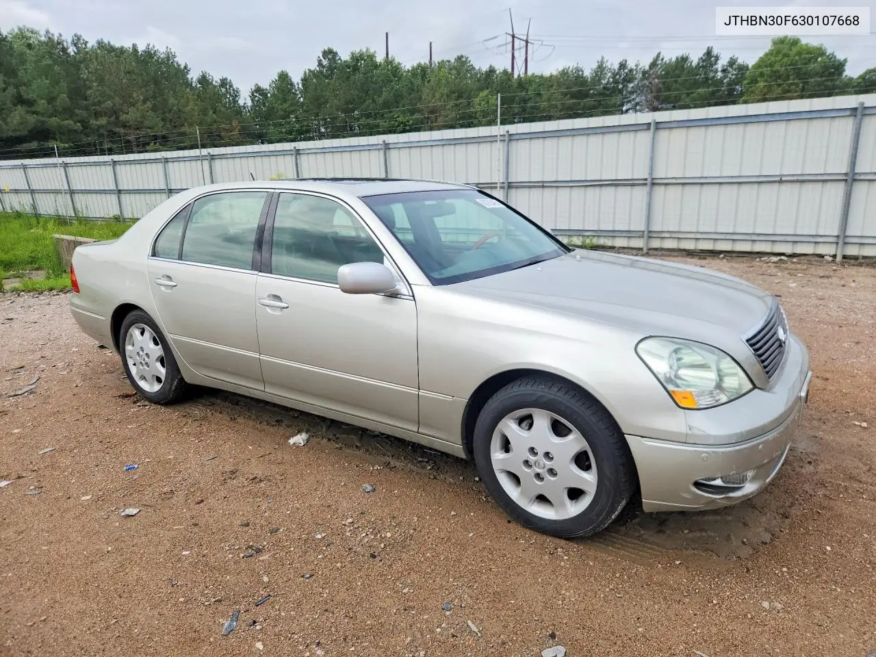 2003 Lexus Ls 430 VIN: JTHBN30F630107668 Lot: 60763486
