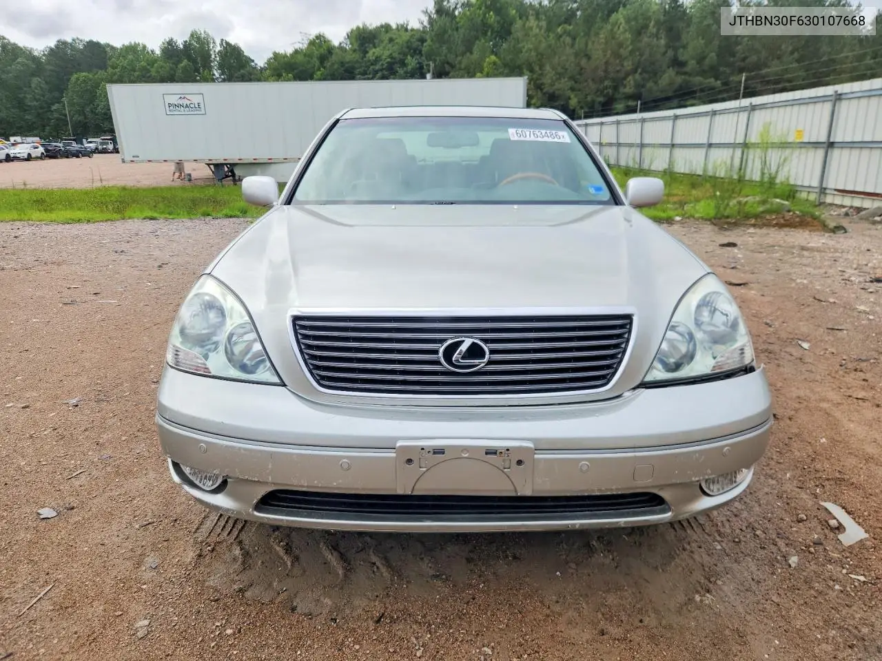2003 Lexus Ls 430 VIN: JTHBN30F630107668 Lot: 60763486