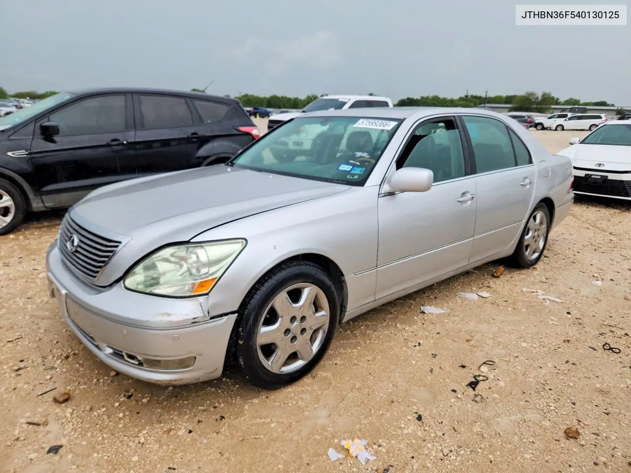 2004 Lexus Ls 430 VIN: JTHBN36F540130125 Lot: 57599366