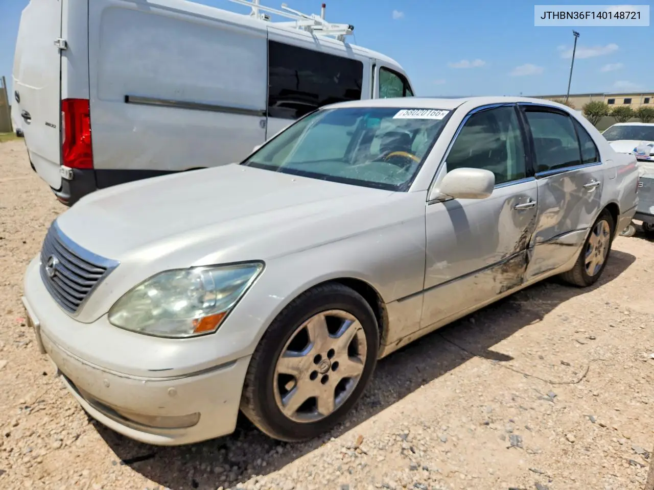 2004 Lexus Ls 430 VIN: JTHBN36F140148721 Lot: 58020166