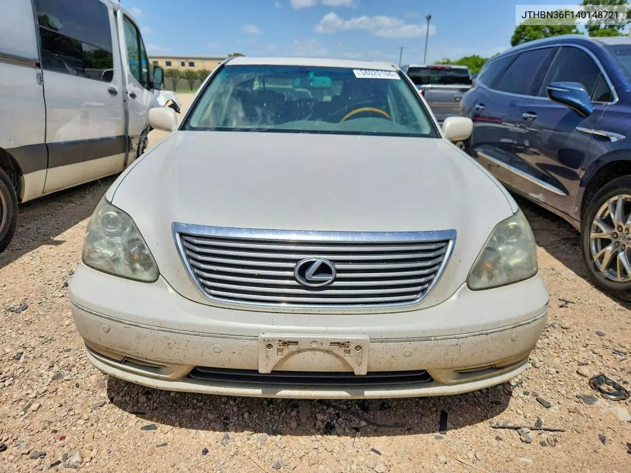 2004 Lexus Ls 430 VIN: JTHBN36F140148721 Lot: 58020166