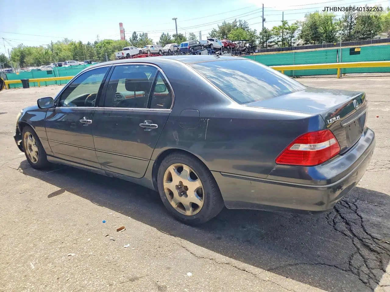 2004 Lexus Ls 430 VIN: JTHBN36F640152263 Lot: 58820116