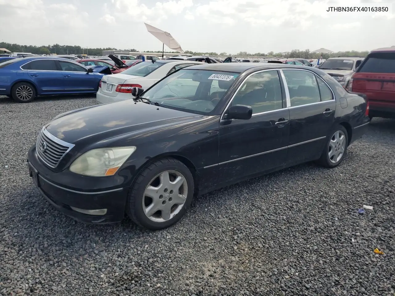 2004 Lexus Ls 430 VIN: JTHBN36FX40163850 Lot: 60437376