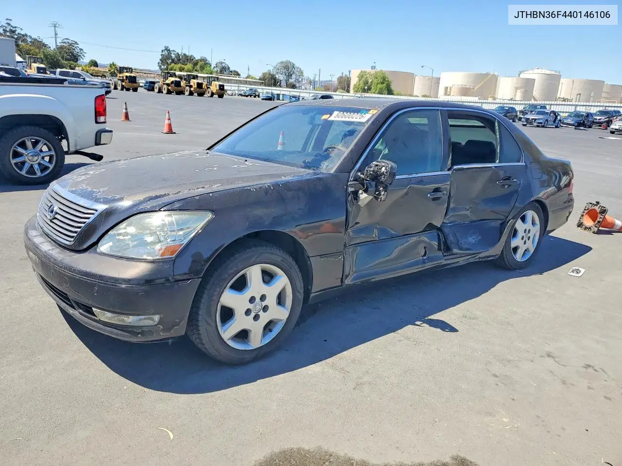 2004 Lexus Ls 430 VIN: JTHBN36F440146106 Lot: 60600226