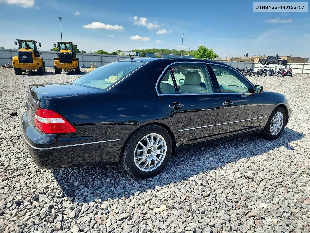 2004 Lexus Ls 430 VIN: JTHBN36F140135757 Lot: 60600306