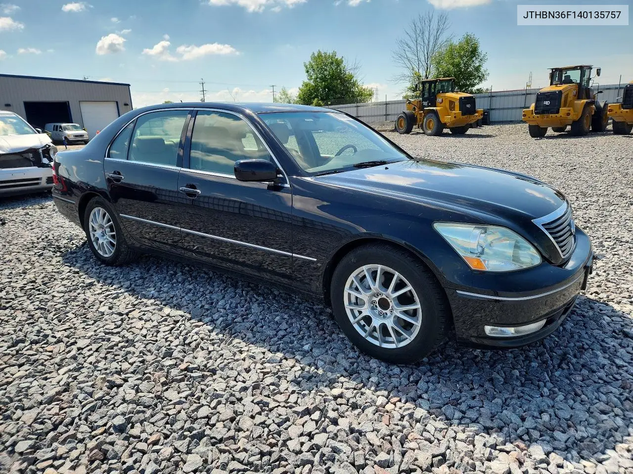 2004 Lexus Ls 430 VIN: JTHBN36F140135757 Lot: 60600306